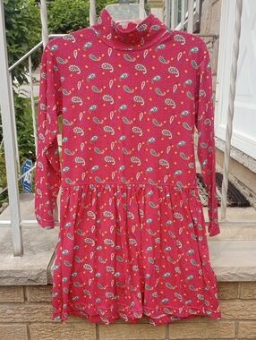 Radishes & Roses Colorful Paisley Vintage Dress. Pink/Red Green Yellow Purple
